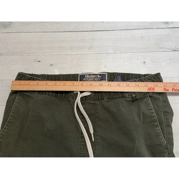 Modern Amusement green jogger causal pants men's medium - Picture 11 of 11